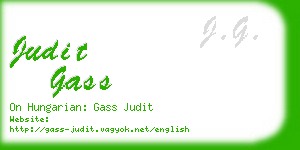 judit gass business card